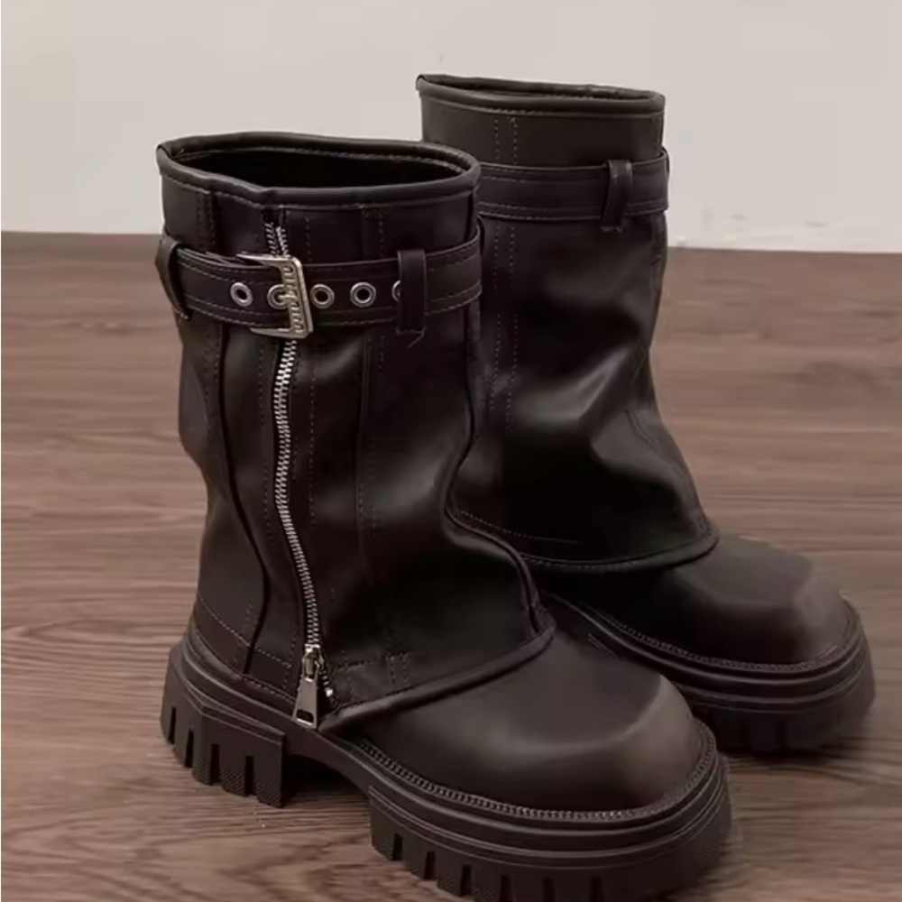 Women's Brown Leather Boots